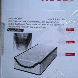 Youeon Attic Insulation Cover 25x 54x 11 Pull Down Stairs High R Value Savings